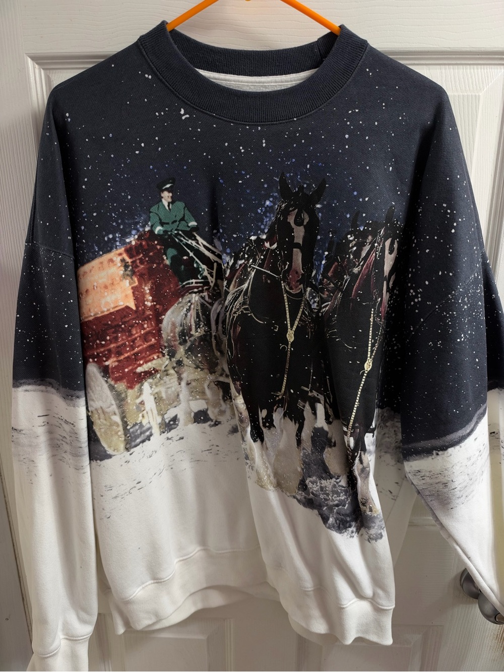 Men's Budweiser Holiday Pullover